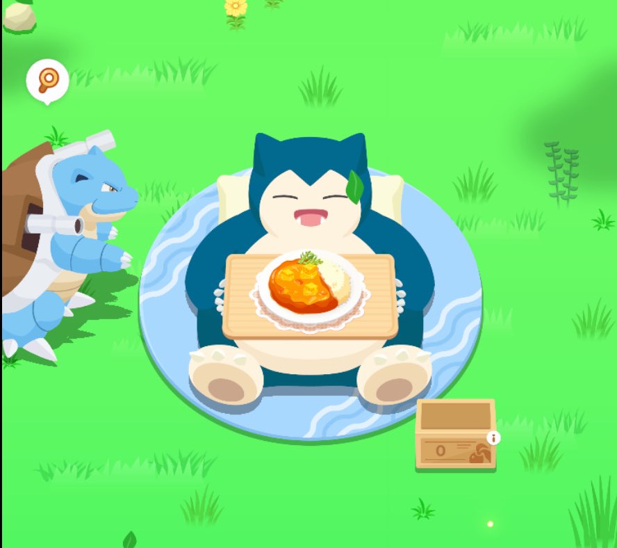 なんとなく気になってポケスリのカビゴンのご飯サイズ比較してみた