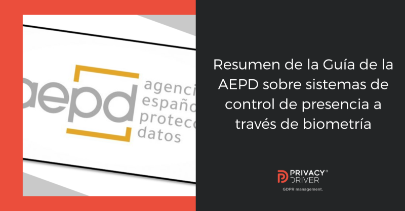 PRIVACY_DRIVER's tweet photo. 📝 #PrivacyDriver resume la guía de la @AEPD_es sobre la utilización de #DatosBiométricos para el control de presencia y acceso que fija los criterios de uso de esa tecnología, tanto con fines laborales como no laborales. 👇
🔎 #ProtecciónDeDatos · #DatosPersonales · #Privacidad