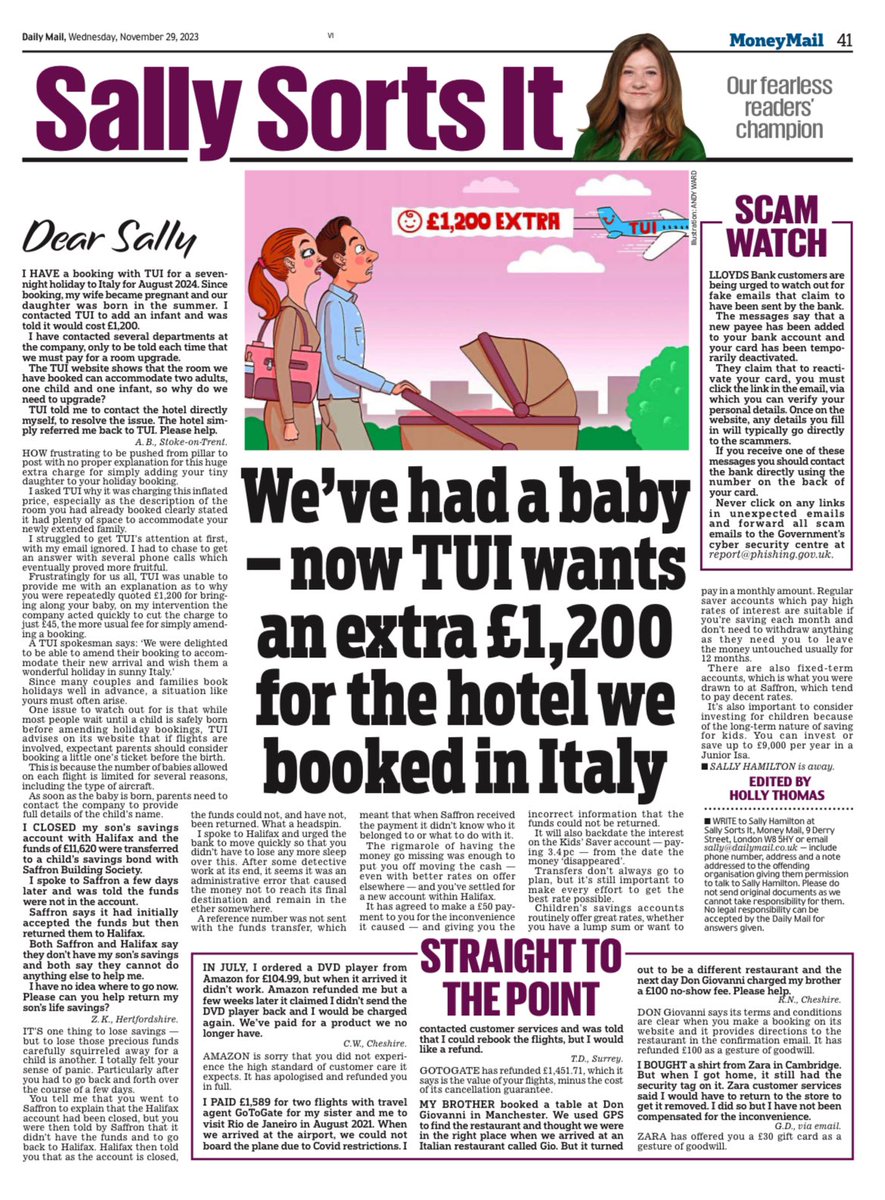 Week two of helping Daily Mail readers fight for their rights when it comes to money matters. In today’s <a href="/DailyMailUK/">Mail+</a>