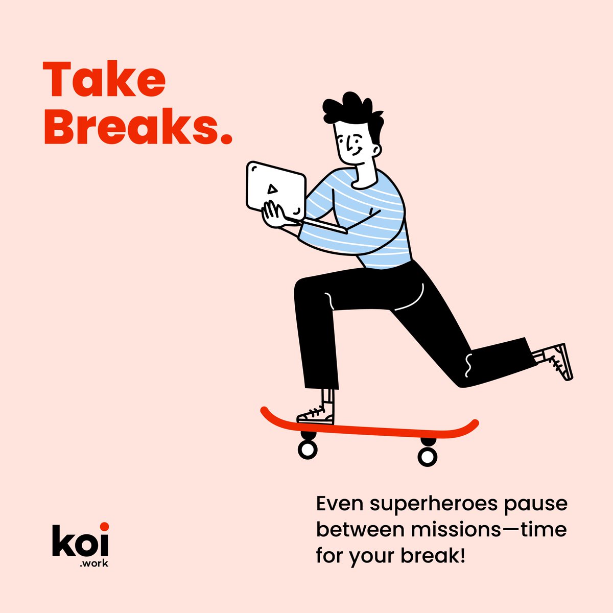 Managing a remote tech team? 

Here are 4 golden tips for striking the perfect work-life balance. Discover top-tier remote tech talent with koi.work and start building your dream team today! 

#RemoteTech #WorkLifeBalance #HiringNow #RemoteWorkforce