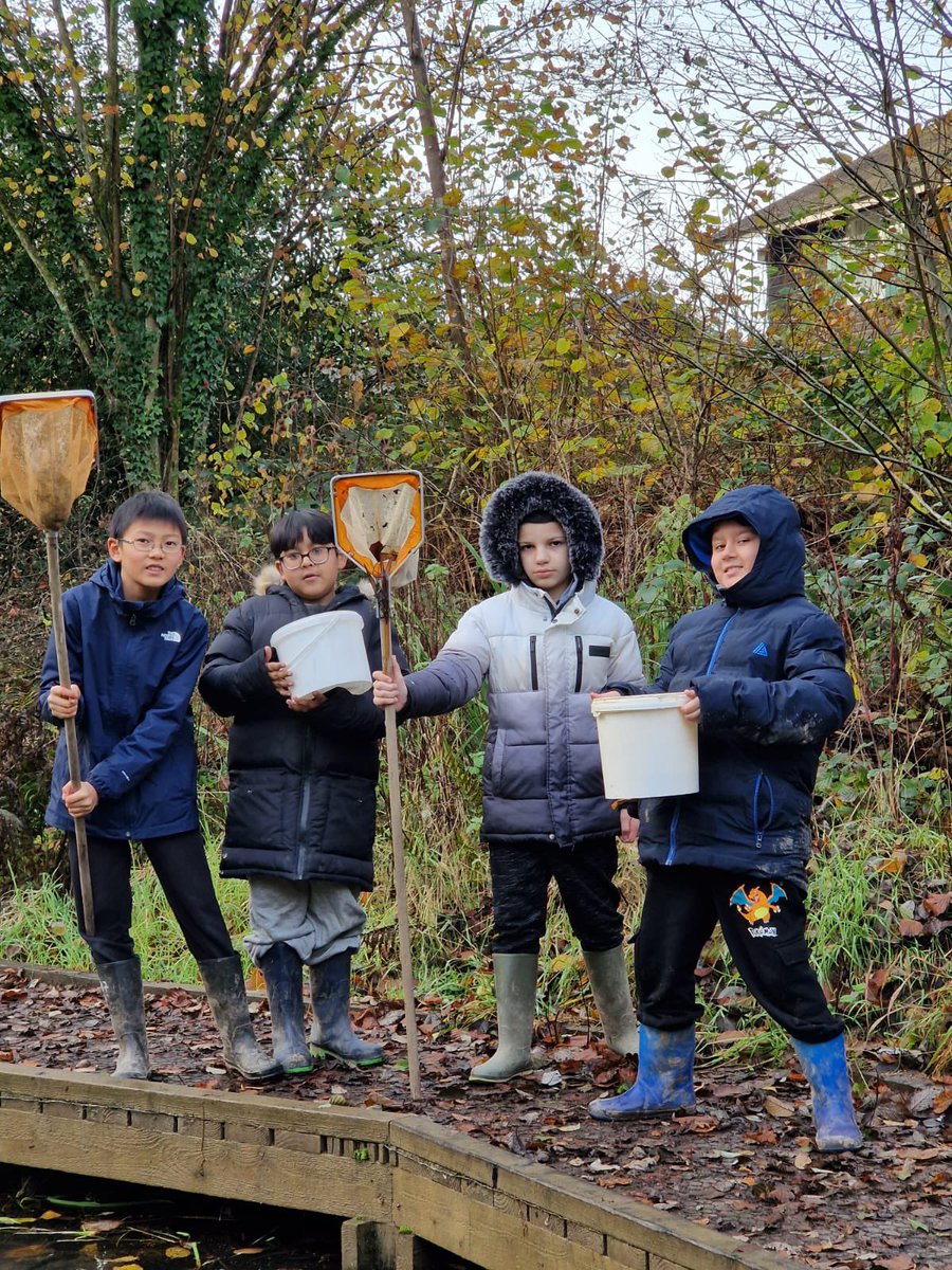 Pond dipping, bouldering, ropes course and caving.