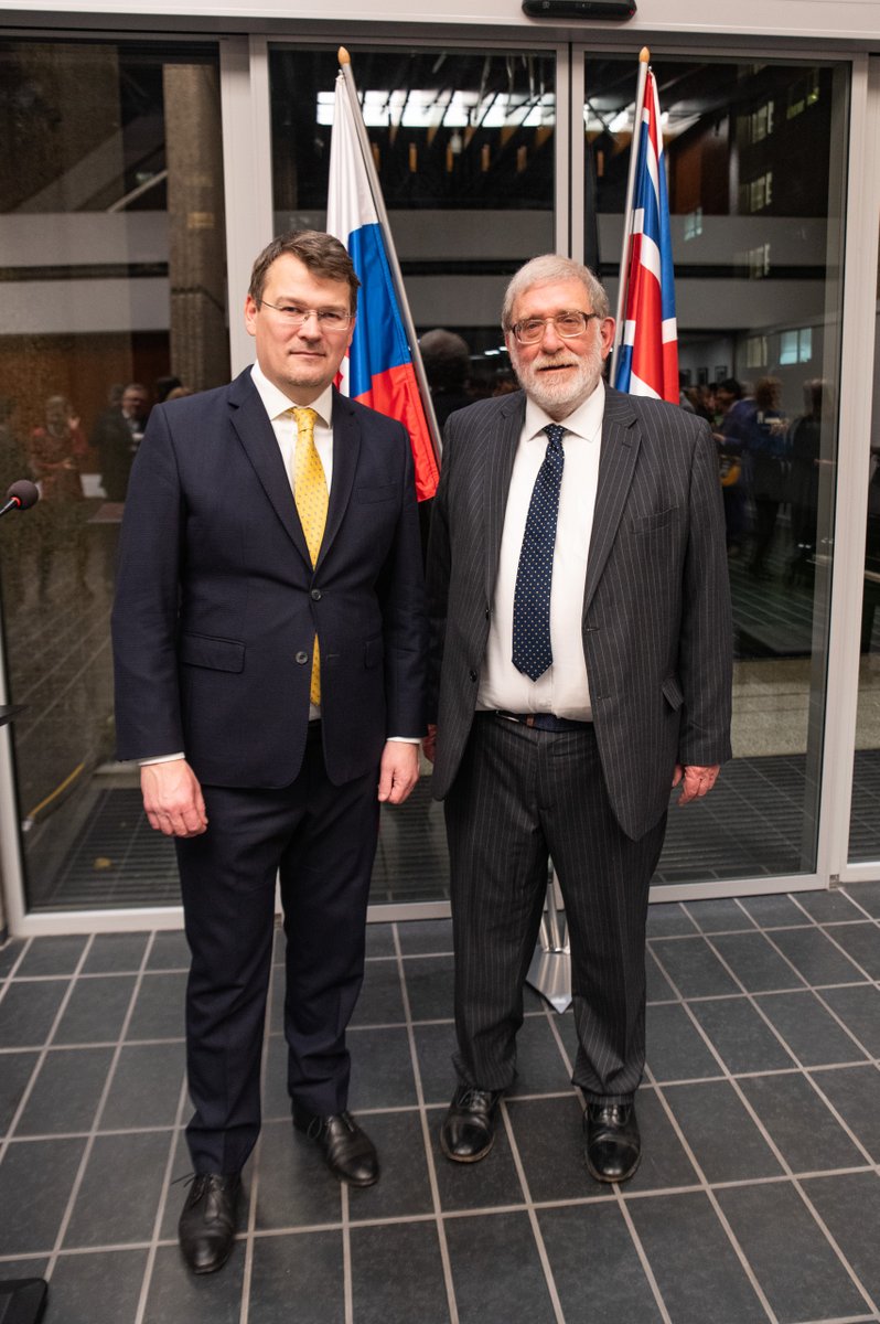 Importance of #freedom & #democracy highlighed by Ambassador @Ondrejcsak and Lord Randall @uxbridgewalrus on the occasion of reopening of our renovated premises in London. Delighted to be joined by all guests and friends of #Slovakia.