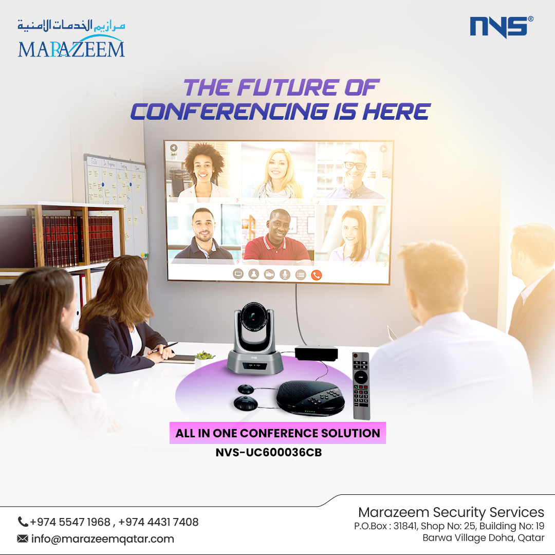 The future of conferencing is here with our All-in-One Conference Solution. Contact us to give your conferencing systems a much needed revamp!
.
☎️👉 𝘾𝙤𝙣𝙩𝙖𝙘𝙩 : +97455471968

#ConferenceInnovation #futureofconferencing #allinonesolution #doha #qatar