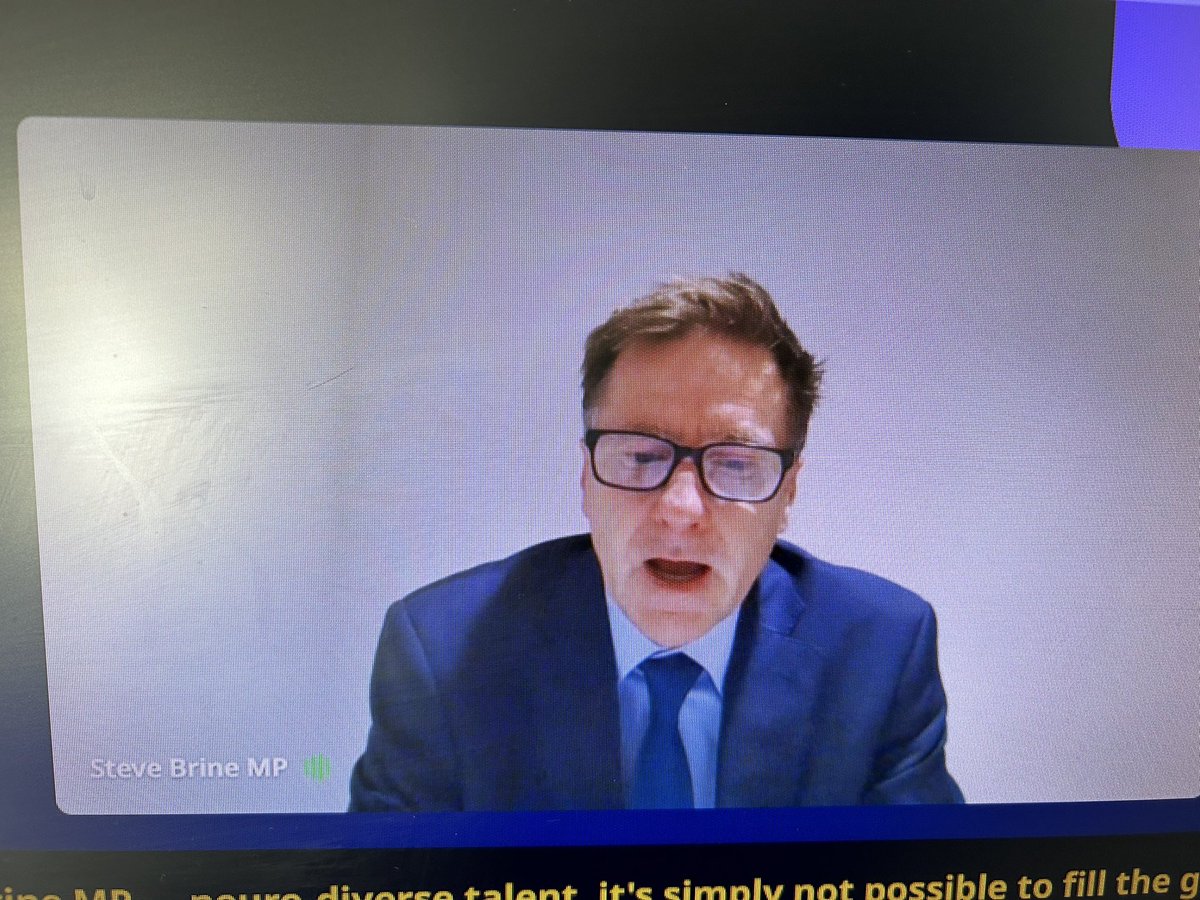 And we’re off ! Starting with Steve Brine MP telling us about the NHS Long Term Workforce Plan  and recruiting and retaining disabled and neurodiverse talent in the NHS #DisabilitySummit2023