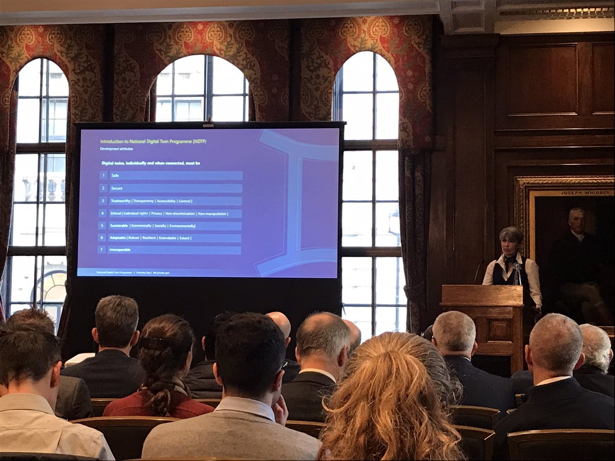 We’re at the @ICE_engineers today for the National Digital Twin Programme update - hearing from Rodney Berkeley CBE and Alexandra Luck from the Department for Business and Trade. #NDTP #IsleofWight #frameworks #data #skills #demonstrators