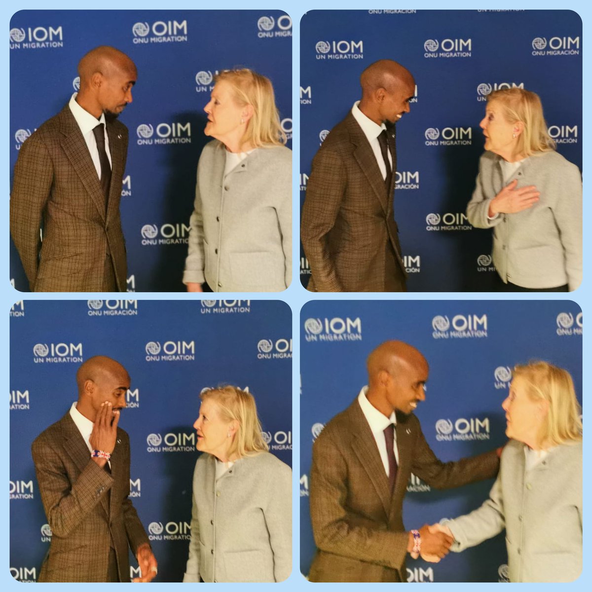 🇪🇺Ambassador Knudsen was inspired to meet the 1st @IOM Goodwill Ambassador @Mo_Farah. The 4⃣time Olympic champion was trafficked as a child from Somalia to the UK. Now he'll raise awareness of issues affecting people on the move & advocate for the transformative power of sport.👏