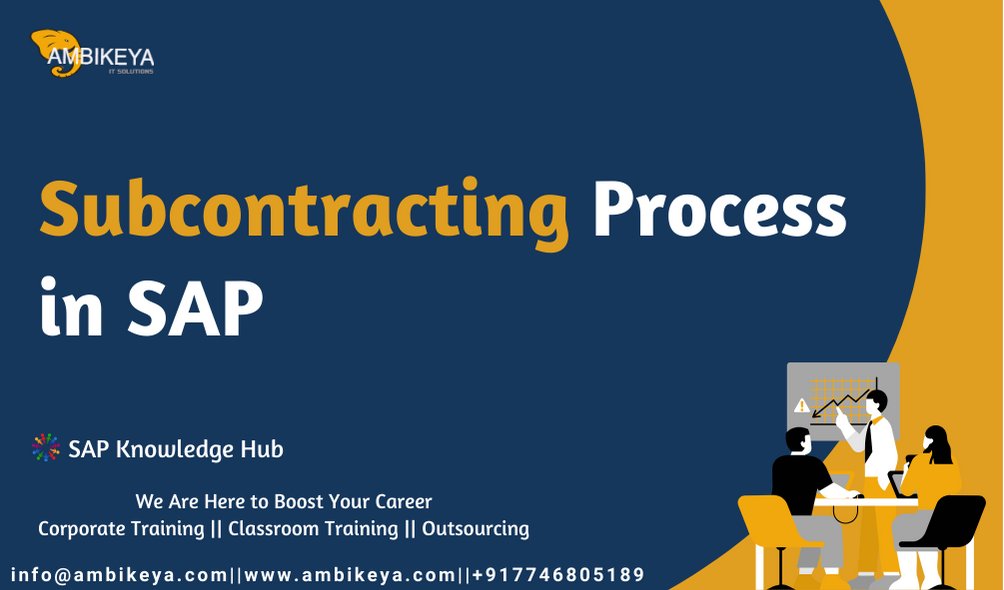 💁🏻Subcontracting Process in SAP

Please visit here: ambikeya.com/pdf-downloads/…

#SAPSubcontracting #SAPMM #SAPPP #SAPSD #SAPIntegration #SAPSCM #SAPLogistics #SAPERP #SAPBusinessProcesses #SAPBestPractices #SAPConfiguration #SAPMMConsulting