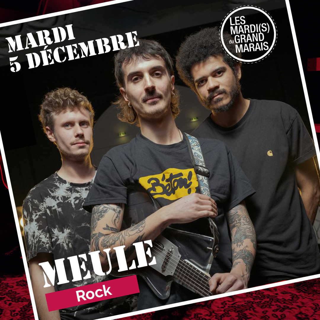 Mardi(s) du Grand Marais - Trois artistes émergents, trois univers musicaux uniques, Glauque, Liv Oddman et MEULE vous donnent rendez-vous le mardi 5 décembre !

📅Mardi 5 décembre
📍20h30, salle du Grand Marais, Riorges
🎫 billetterie.riorges.fr
