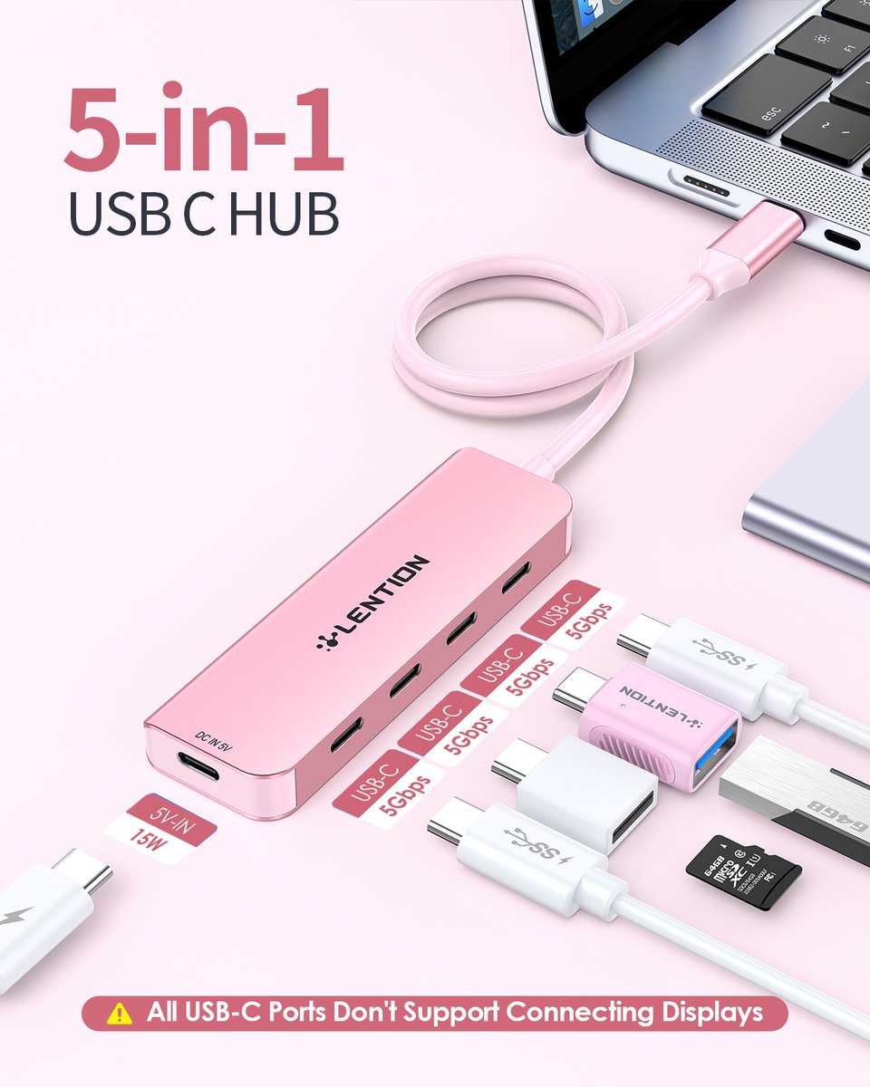 LentionOfficial's tweet image. 🚀4 USB-C ports support High-Speed file transfer!
⚡️15W input makes transmission more stable, absolutely reliable for USB-C devices!
🛍️lention.com/products/lenti…

#tech #USBCadapter #iPhone15ProMax  #docking #PHOTOS