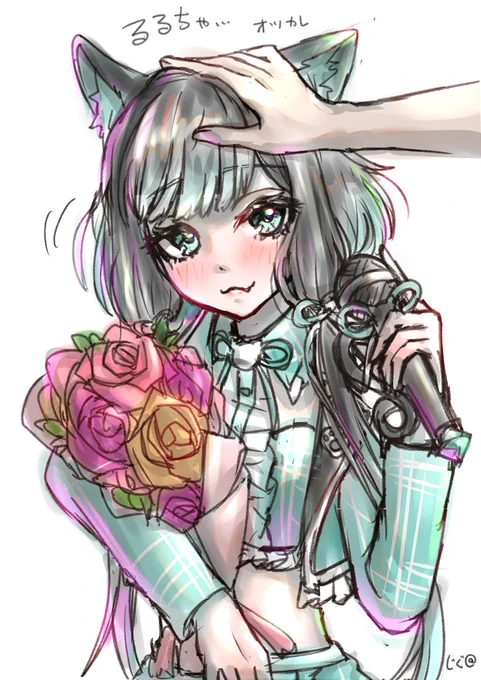 じぐ@るる推し  1枚目新衣装 2枚目はるる様最初のイメージと 3枚目は今のるるちゃイメージ  #るるちゃんあーと #ZIGUYA