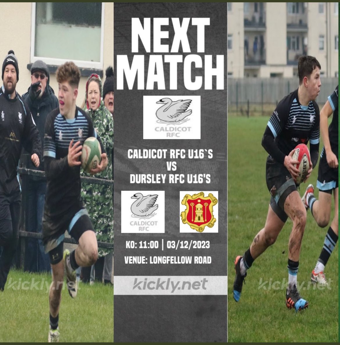 This Sunday we welcome <a href="/Dursleyrugby/">Dursley RFC</a> U16’s to <a href="/CaldicotRFC/">Caldicot Rugby</a>.