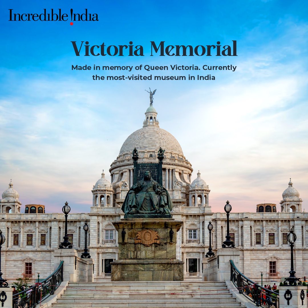 Victoria Memorial, #Kolkata 

@MinOfCultureGoI @incredibleindia @tourismgoi @TourismBengal @CMOfficeWB #IncredibleIndia #mainbharathoon #dekhoapnadesh #DilSeDekho