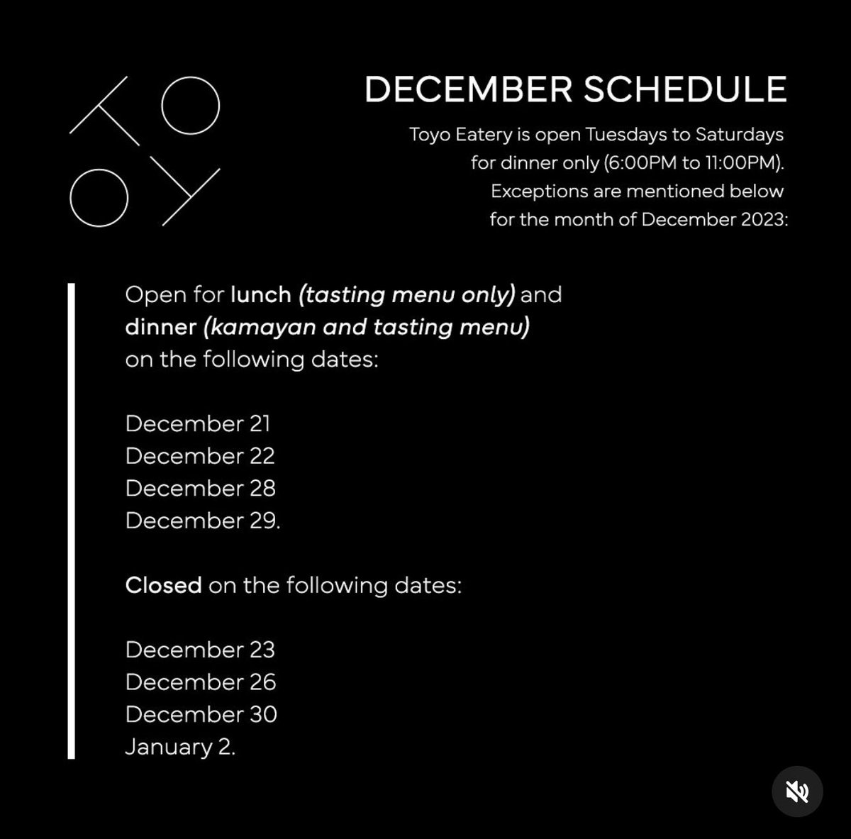 🎄December Schedule🎄↘️
