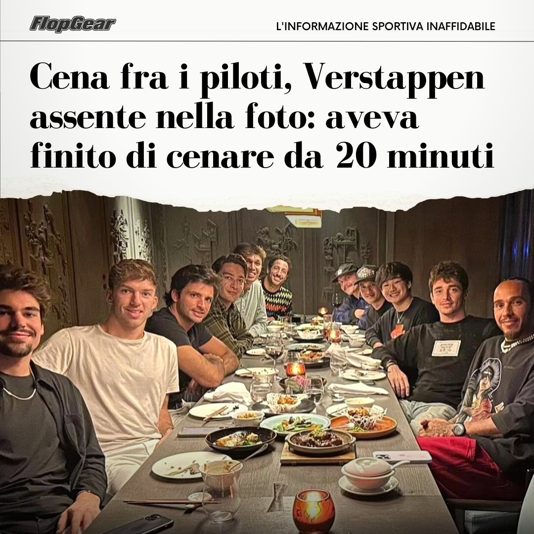FlopGearNews's tweet image. Segui flopgear_official anche su Insta ! 

#F1 #F1drivers #MaxVerstappen