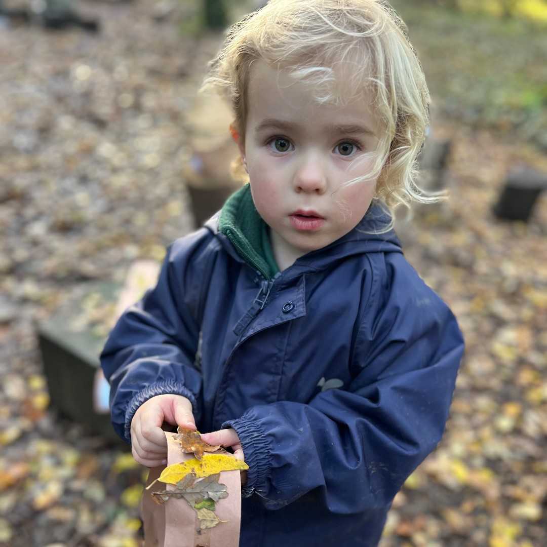 During our Nursery's recent Forest School session, they searched for different autumnal materials to make into a decorated crown. The children could complete this independently and had a great time doing so!

#StroudEY  #ForestSchool #NurseryLife #AutumnCrafts #CreativePlay
