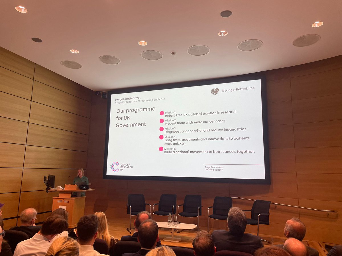 📢Great to attend @CR_UK #CancerManifesto launch

🚨Liver cancer is the fastest rising cause of cancer death in the UK

🧬@LiverTrust back this vital roadmap for the next UK Govt to move the needle on how we prevent, diagnose and treat cancer so we can all live #LongerBetterLives