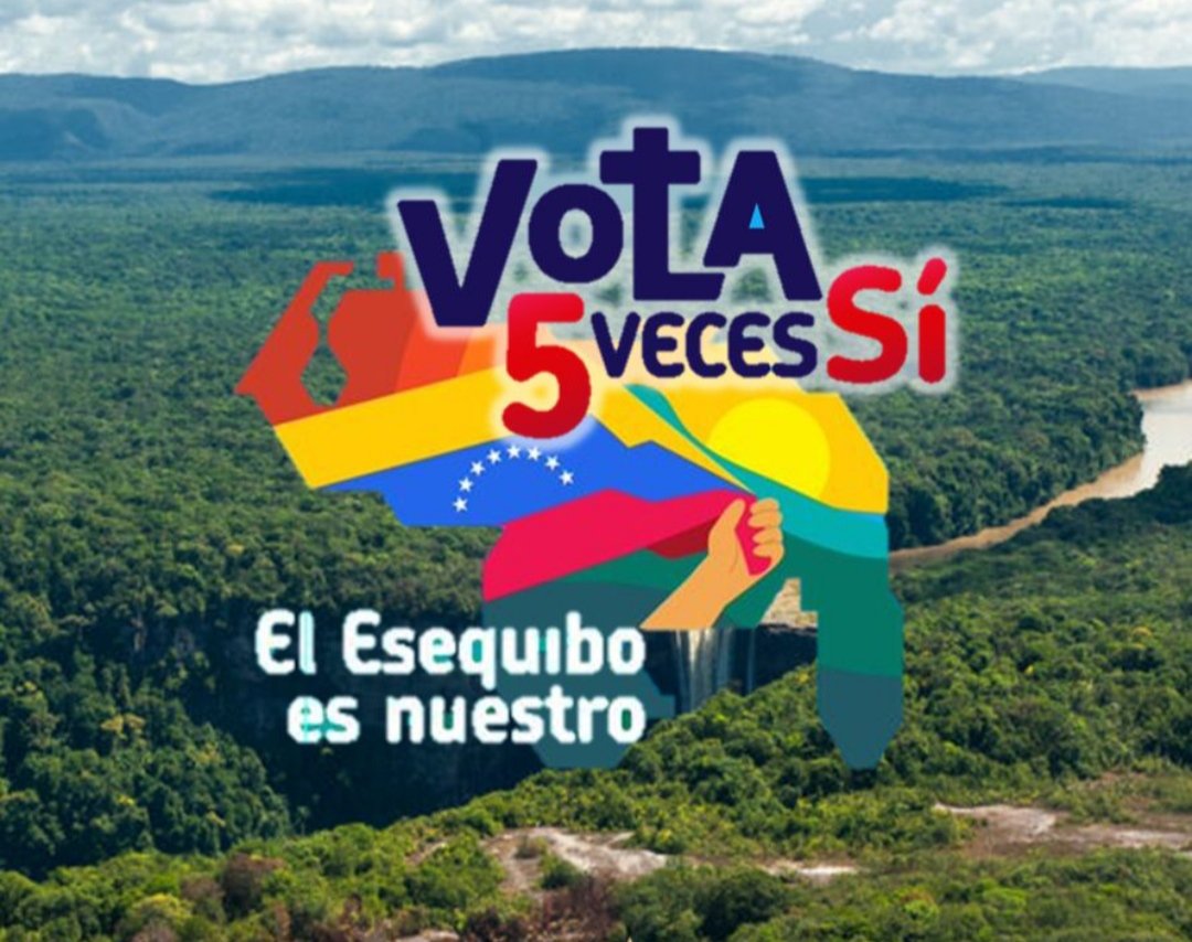 #28Noviembre || El próximo #3Dic todos y todas a votar en el Referéndum Consultivo, seamos nosotros #VenezuelaToda5VecesSi los que decidamos el futuro del #Esequibo #EsequiboEsGuayana, nuestra Guayana Esequiba. Vamos juntos por nuestra Patria #VenezuelaEsEsequibo
@FelixOsorioG
