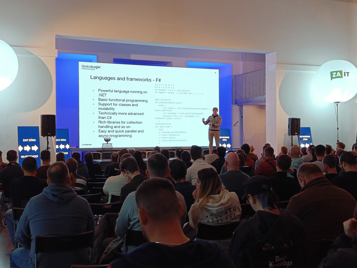 rostacik's tweet image. F# IMO needs more exposure, nice there are talks about it 🙏🙏🙏#codecon