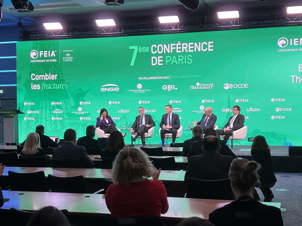 ⁦<a href="/Jerome_Stubler/">Jérôme Stubler</a>⁩ was invited to #iefa #conferenceofparis on the path of decarbonisation. « The solutions are there. It’s a question of scale.» . #investments #speed of change.
⁦⁦<a href="/EQUANS_Official/">Equans</a>⁩   #empoweringtransitions
