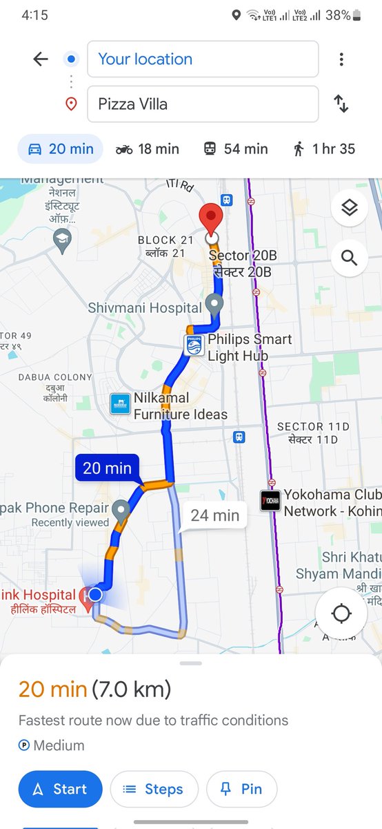 Ankitvrm355's tweet photo. Hii @zomato, for your kind information pizza villa is situated 7 km away from my location!
So, i would like to know why there is a delivery charges added in my order?? https://t.co/q95JecgxCE