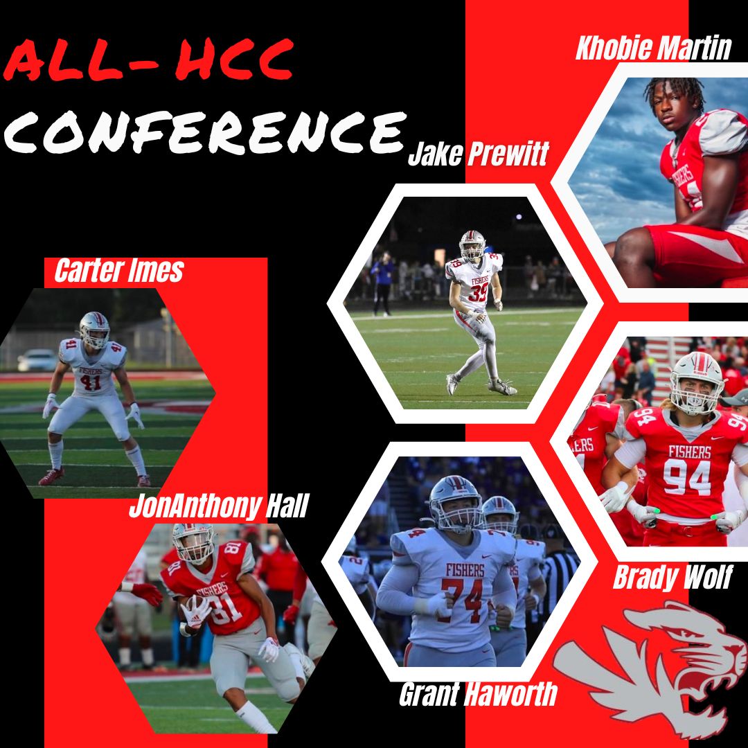 Congratulations to our Tigers receiving All-Conference Honors!!!
<a href="/khobie_martin/">Khobie Martin #28 #IUFB</a> 
<a href="/CarterImes41/">Carter Imes</a> 
<a href="/JonAnthony_Hall/">JonAnthony Hall C/O 2025</a> 
<a href="/GRANTHAWORTH1/">GRANT HAWORTH</a> 
<a href="/BradyWolf6/">Brady Wolf / 28’ OLB</a> 
<a href="/Jakeprewitt5/">Jake Prewitt</a>