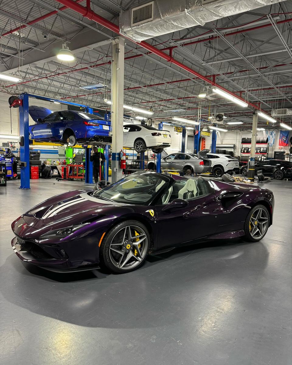 CarManToday's tweet photo. DME Stage 2 Ferrari F8 Spider in Viola Hong Kong. #ferrari #f8 #tributo #spider #carswithoutlimits #carsinstagrasm #carsofinstagram #cwlforums #itswhitenoise #speedfanatics #ecutune #dmetuning #dmetuninguae #dmetuned #speeddistrict #speedlist #dmetuningtexas #dmetuningflorida https://t.co/JJLEgn63Ms