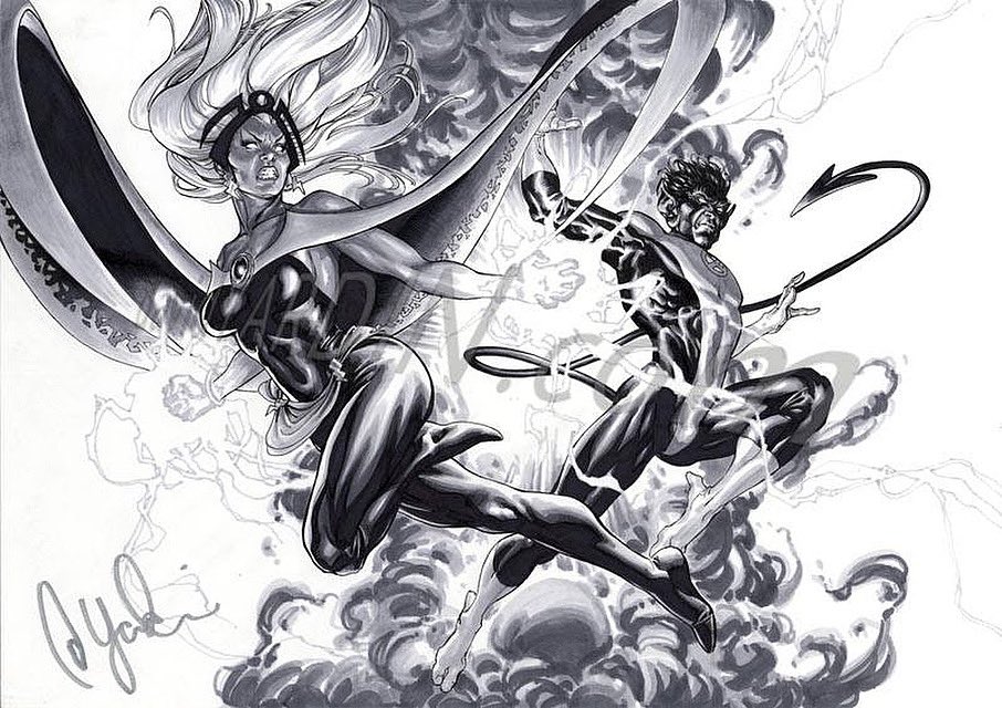 Power duo by @davidyardin 

#storm #nightcrawler #xmen #marvel