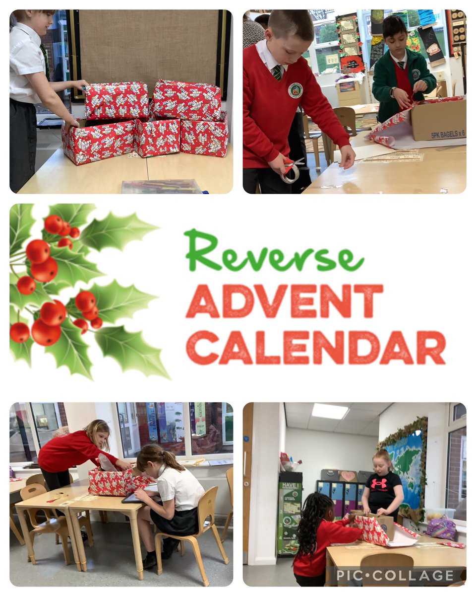 C_A_SJSB's tweet photo. We will be supporting @CaritasSalford #BeeThere campaign this Advent!Our Reverse Advent boxes are prepped for each class ready to be filled with donations for @BuryRedDoor. #sjsbSMSC #sjsbCST https://t.co/PjQvxkl4qz