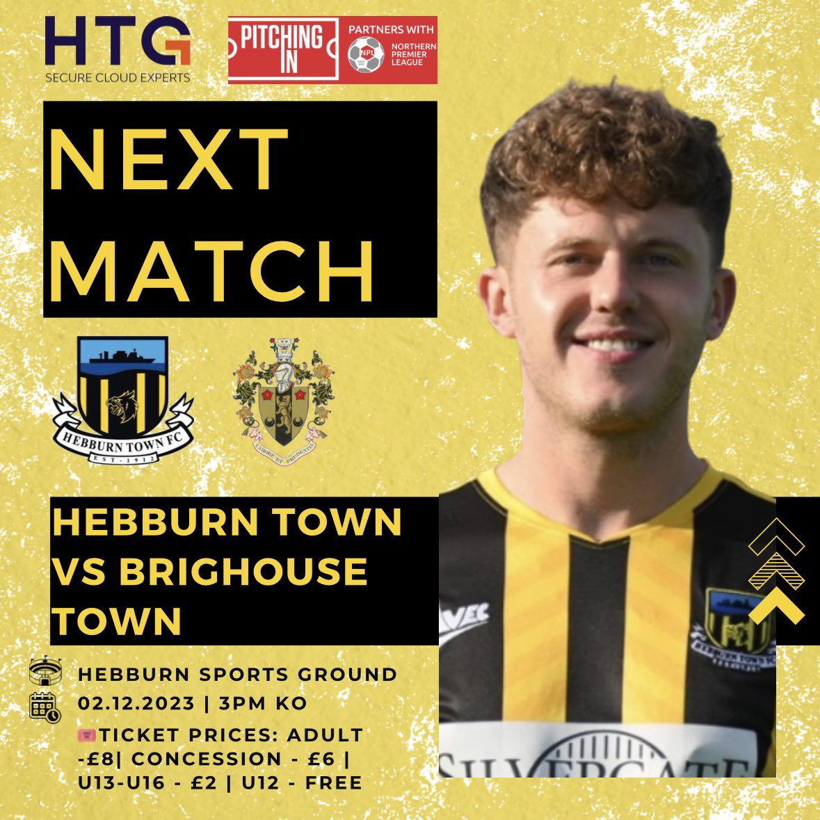 On Saturday, we’re back at home as we host <a href="/brighousetownfc/">Brighouse Town AFC</a> in the <a href="/NorthernPremLge/">The Pitching In Northern Premier League</a> and here are some things to consider👇

✅ Sunderland (Away)
✅ Newcastle (8pm Kick-off)
✅ Gateshead (Away)
✅ South Shields (Away)

Come down and watch the lads who are joint top of the league🐝
