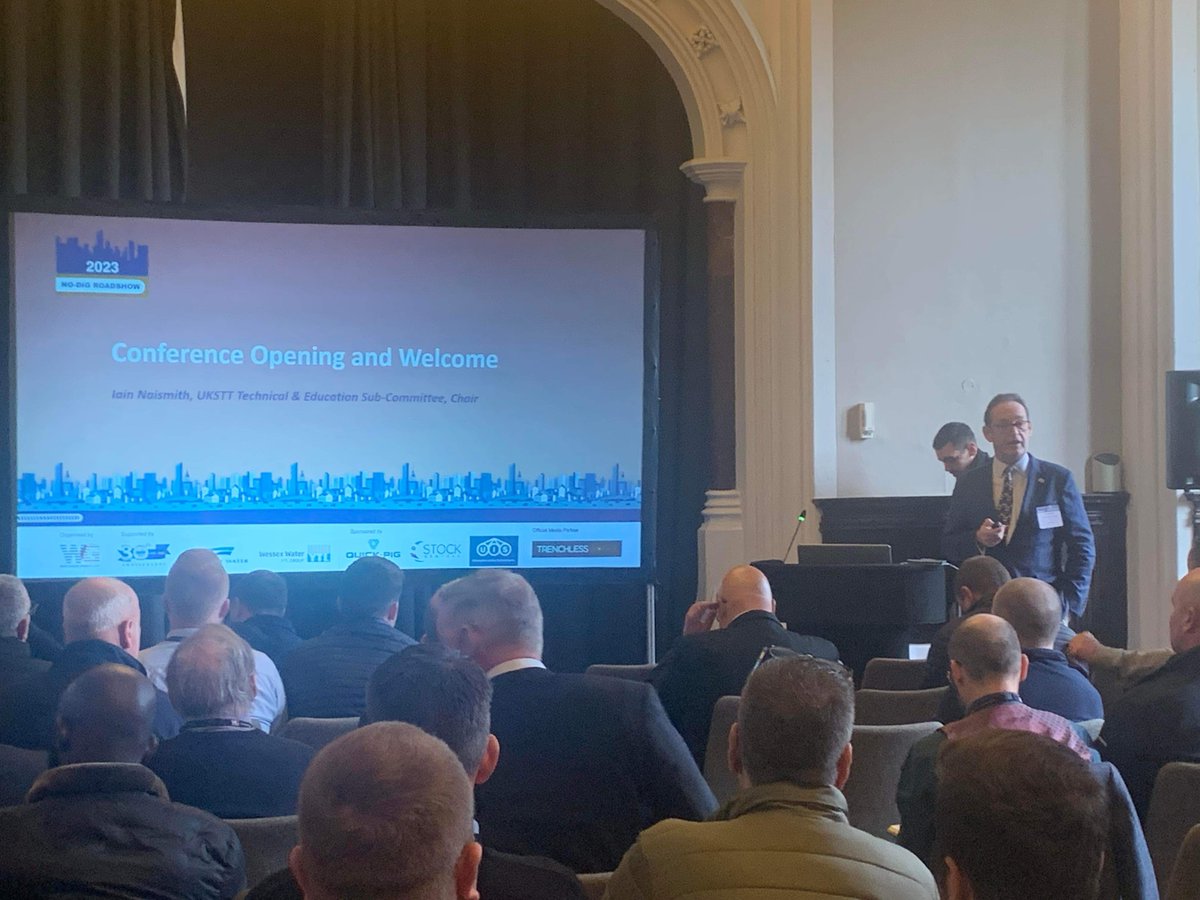 It's great to see today's exhibition at the No-Dig Roadshow so full!