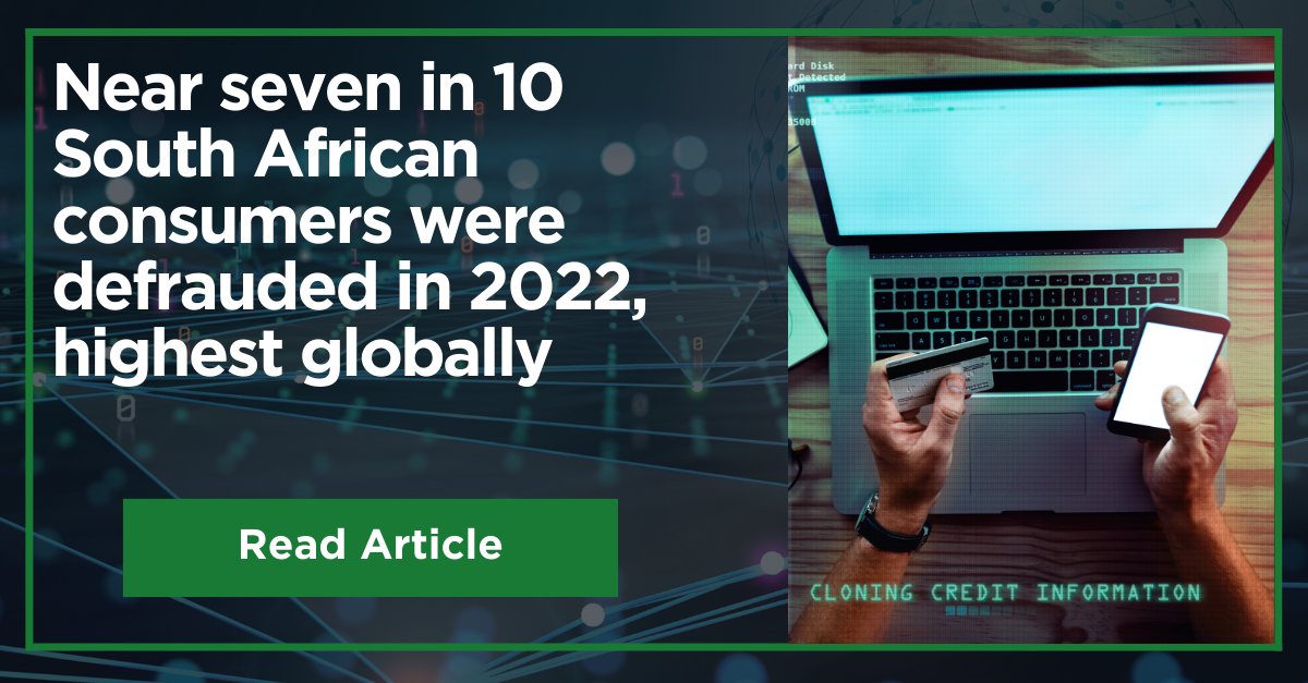 According to a recent survey conducted by <a href="/SAS/">SAS - Scandinavian Airlines</a> among 13,500 consumers across 16 countries, a staggering 65% of South Africans encountered more instances of fraud last year than any other country surveyed.

Access full article below:
intelligentcio.com/africa/2023/11…