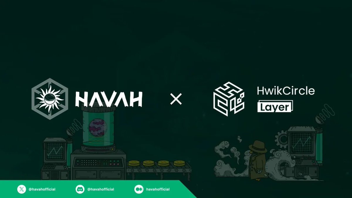 HAVAHofficial's tweet image. [Partnership Announcement] 

#HAVAH Forms Interchain Technology Collaboration with Incentive Platform #HwikCircleLayer (@hwikcircle)

HCL is a blockchain-based platform that adds value to “movement,” encompassing people, logistics, assets, and data. It is a blockchain project…