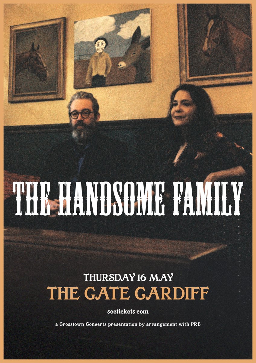#ICYMI - Our lovely friends over at @Crosstown_Live are bringing the awesome @HandsomeFamily to @TheGateArts on Thursday 16th May 2024. 🎟️ Tickets on sale this Friday 1st December at 11am! Get a reminder via @SeeTickets: seetickets.com/event/the-hand…
