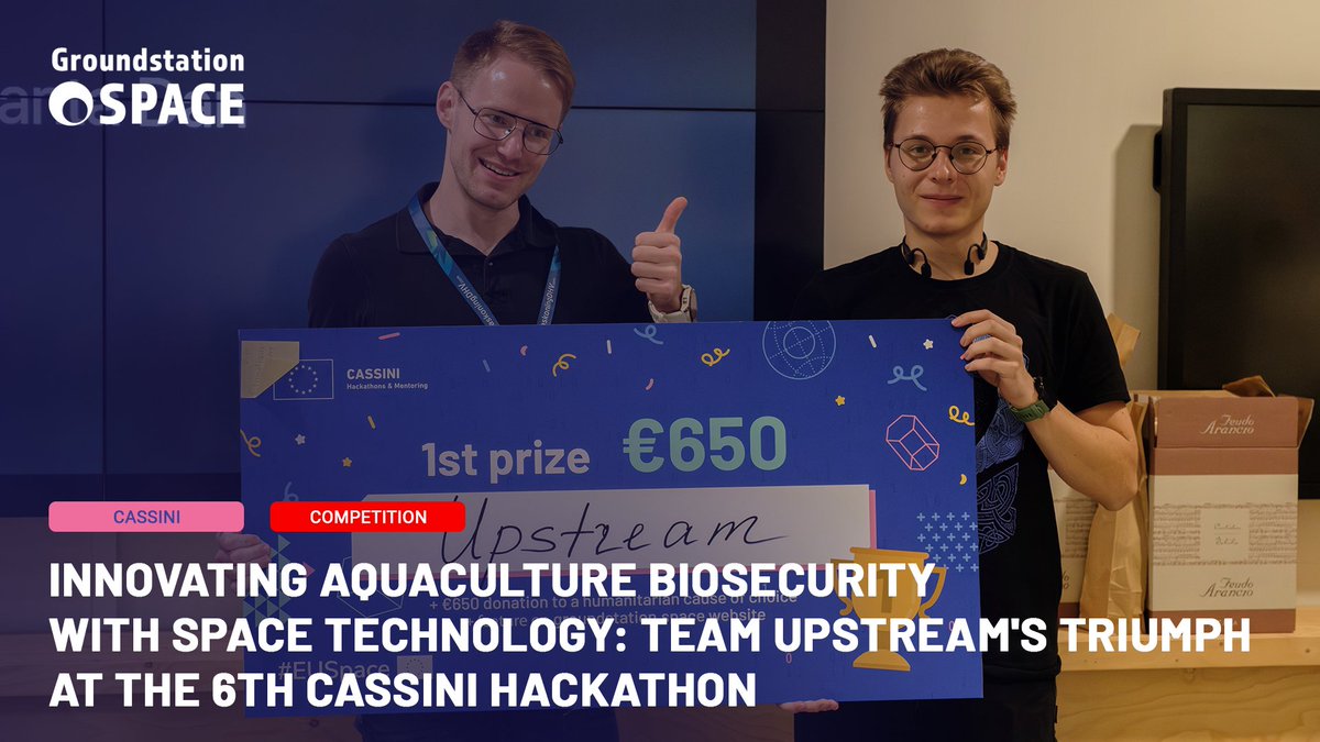 Exploring Aquaculture Biosecurity with Space Tech! 🚀 Team Upstream's victory at the 6th CASSINI Hackathon is a game-changer. Dive into their innovative solution tackling aquaculture parasites using Copernicus satellite data. Read the full article: groundstation.space/competition/in…