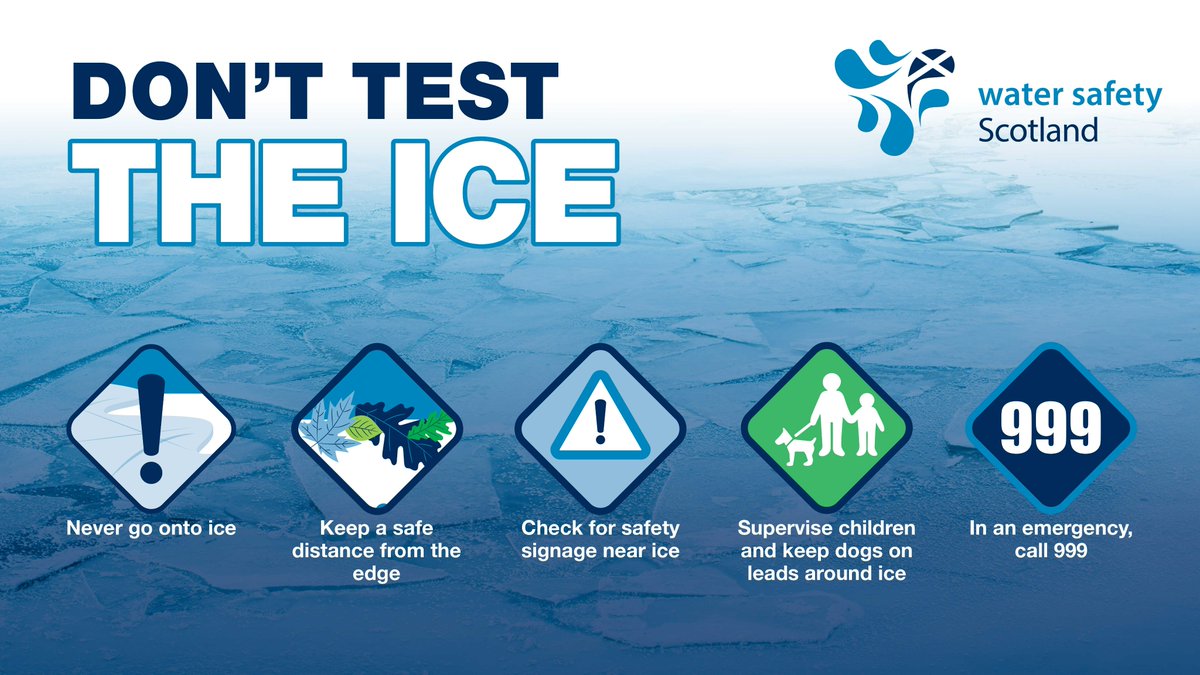 It's getting cold out there so please remember to be safe around water and don't test the ice. #DrowningPrevention