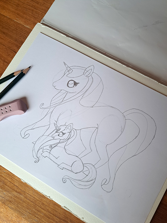 ElderviArt's tweet photo. Our daughter is a Mini-Artist herself. 🥰 She's 7 years old and this is her latest drawing, which we just had to show you since we're so proud of her! ♥️
#kids #drawing #kidsactivities #beginnerdrawing #Unicorns #kawaii #artwork https://t.co/zKW0GqaJQ7