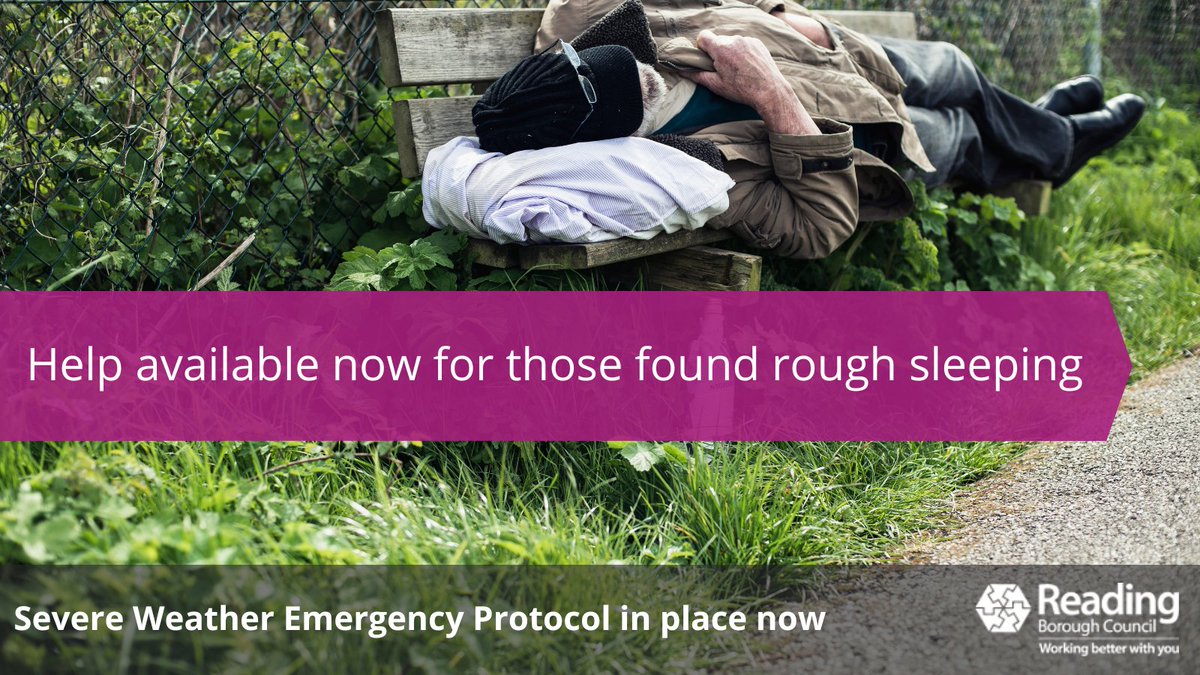 Our #SWEP (Severe Weather Emergency Protocol) response to protect people sleeping rough from the elements is running from tonight until Monday. Working with charity partner @StMungos we provide emergency accommodation in B&Bs or hotels for those found rough sleeping.