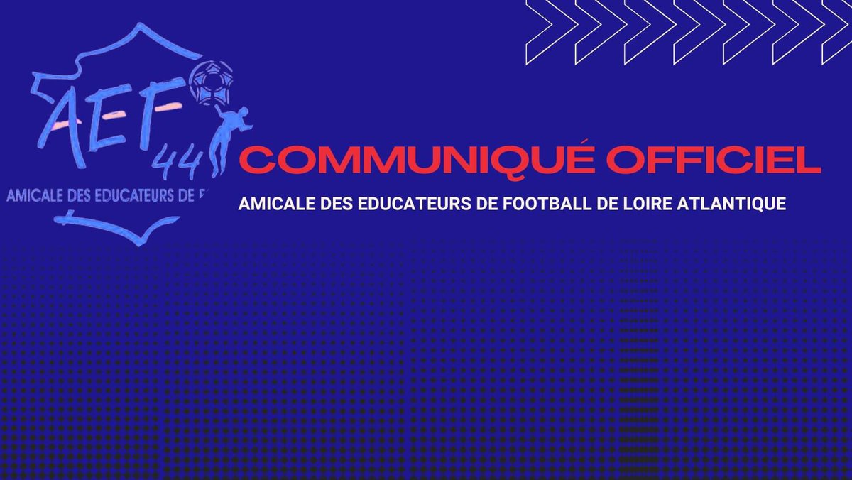 AEF44's tweet image. 🚨COMMUNIQUÉ OFFICIEL AEF 44

L’Amicale de Éducateurs de Football de Loire Atlantique apporte son total soutien à Pierre Aristouy et à l’ensemble de son staff.

L’AEF44 désapprouve totalement la décision injustifiée du FC Nantes de se séparer de son entraîneur.

Merci à Pierre