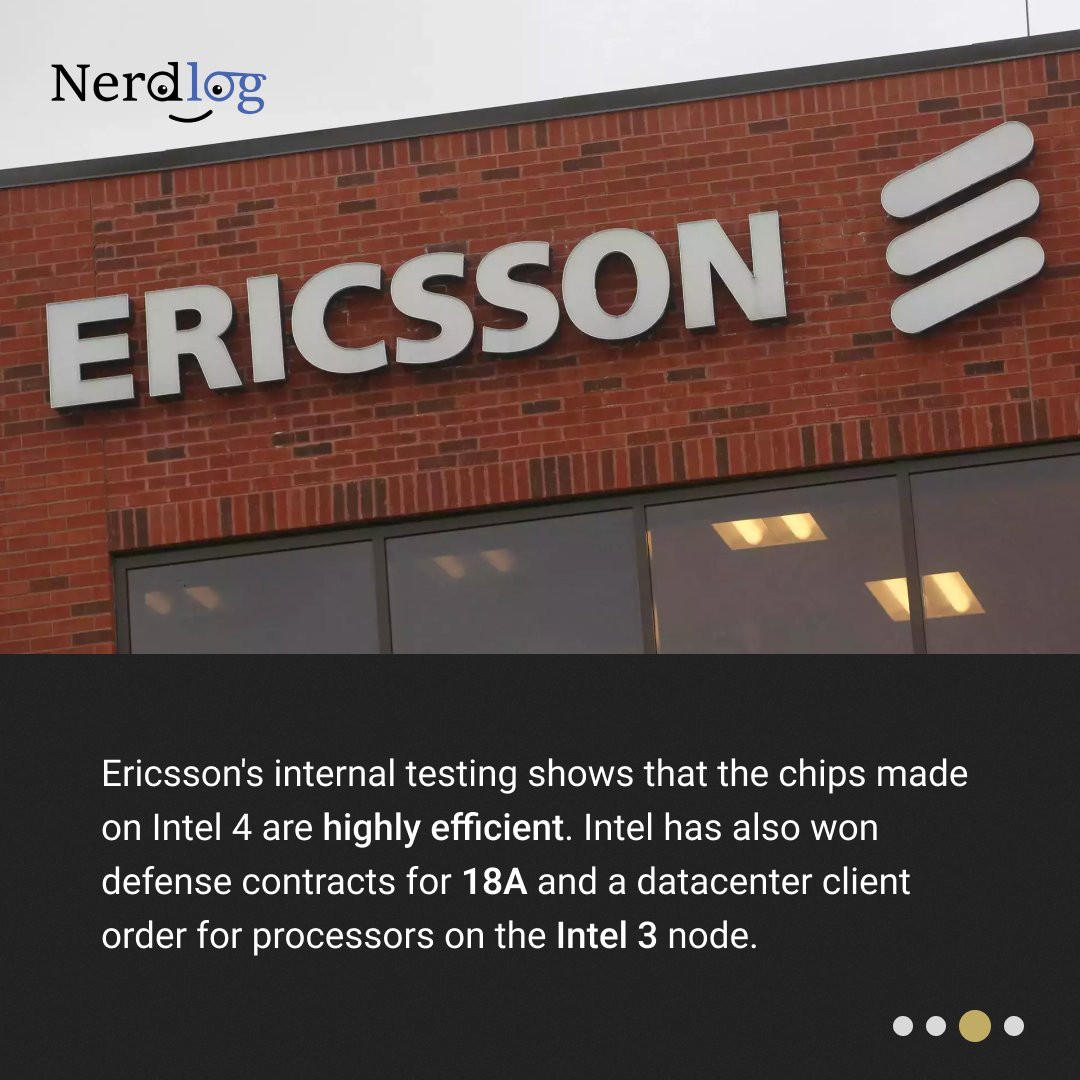 _Nerdlog_'s tweet image. Ericsson processors built on ‘Intel 4’ process node beat Meteor Lake to deployment - a significant milestone in the tech industry! 🚀
Feel free to contact us at: business@nerdlog.inOur Website: Nerdlog.in
#ericsson #Intel4 #TechNews #bignews #hardware #ProcessorWars