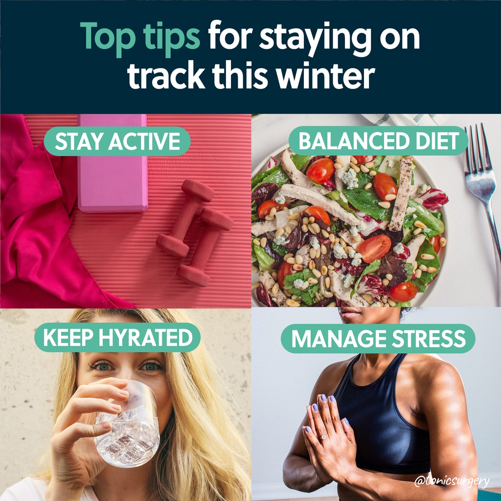 Staying healthy & managing your weight during the cold winter months can be a challenge. Head to our fb/insta for our 4 top tips! 👀 ⁠ For more info and support speak to the Tonic team today. Our friendly team are here for you 😀 #GivingBackLives