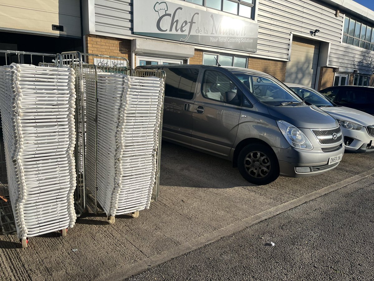 Stacks and stacks at chef HQ 

Events hub 

chefdelamaison.co.uk