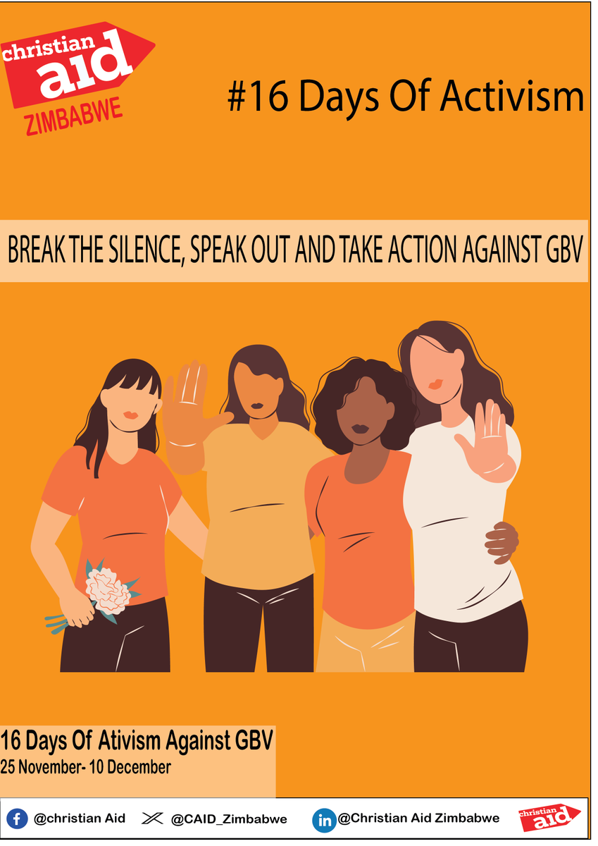 As we commemorate #16DaysOfActivism under the theme #InvestToPreventViolenceagainstWomenandGirls, Lets all join forces with the global #NoExcuse campaign to raise our voices against violence towards women and girls
#16DaysOfActivism 
#NoExcuse 
#EndGBV 
#GenderFaithNetwork