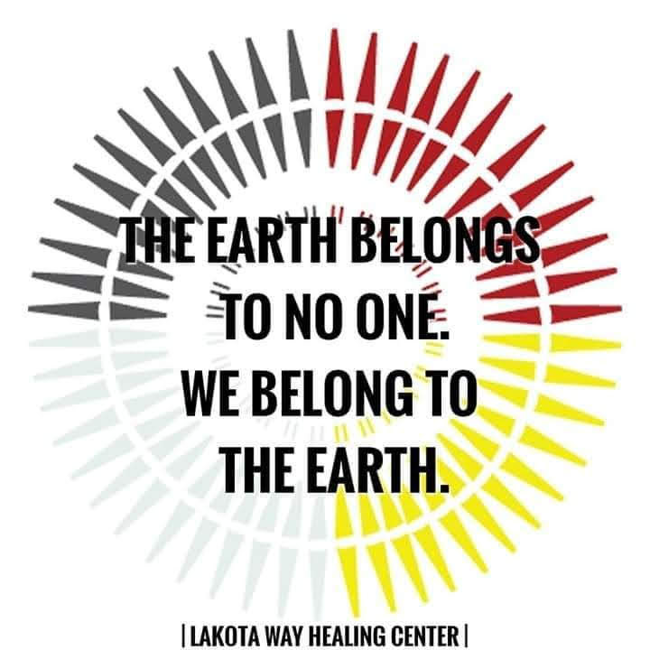 SpottedElk7's tweet photo. We are the mere Caretakers. We, are Children of Earth. Mitakuye O'yasin ⚪🟡🔴⚫ 
#AIM 
#LandBackMovement 
#NativeAmericanHeritageMonth https://t.co/5vg41e0Hte