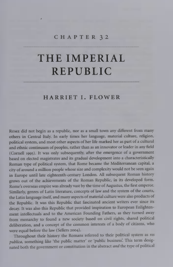 Pues a mí el concepto historiográfico de 'República imperial' me convence bastante (debatible para el siglo IIIaC). Aunque entiendo que los de Netflix no están tirando por ahí, y como se ha dicho, con que Denzel no lleve un casco con crismón ya nos podemos quedar tranquilos😂