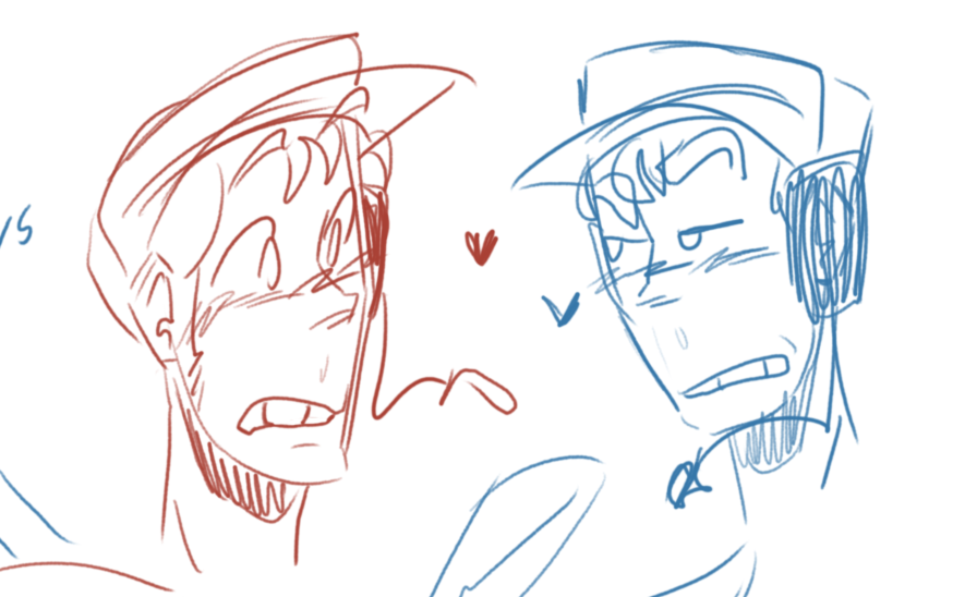 _ScoutSurge_'s tweet photo. Some scout doodles before I go to bed ^^
Red and blue scout, Bunny scout, fem Scout and my blue scout oc, Emrys!!! :D!!
Okay now, G'night <3 :3
#tf2 #scout #scouttf2 #redscout #bluescout #tf2oc https://t.co/2qu22fbX4T