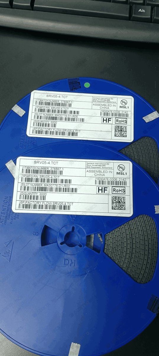 seektronics's tweet image. Today&apos;s delivery:SRV05-4.TCT

Inquiry: sales@seektronics.com
Find more: seektronics.com
=======
#Semtech
#components
#semiconductor
#semiconductors
#powerelectronics
#chipshortage
#electronics
#powersupply
#mcu
#mosfet
#igbt
#electroniccomponents
#electronicsmanufacturing