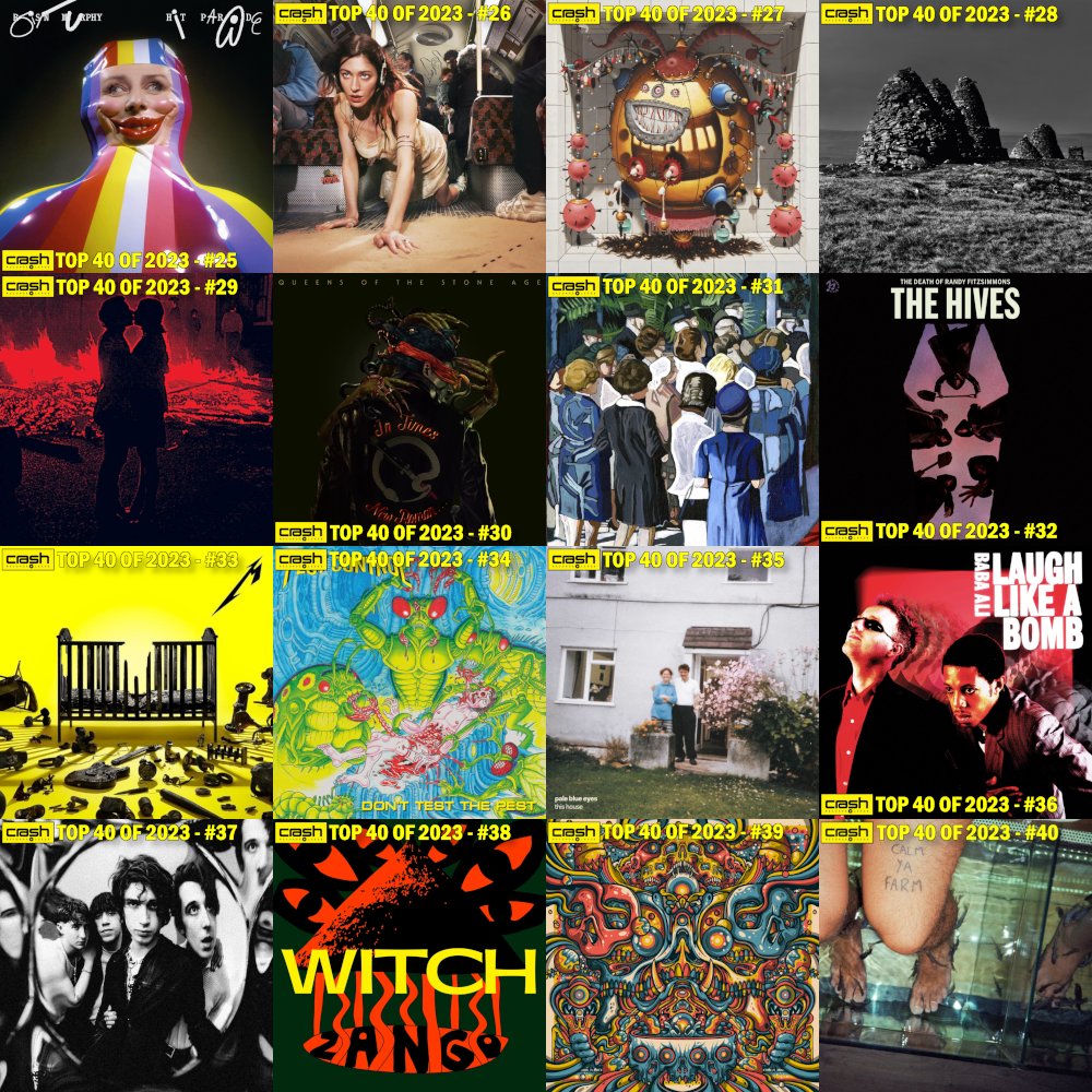 Crash_Records's tweet image. 💛 TOP 40 OF 2023: #25 - #40 💛