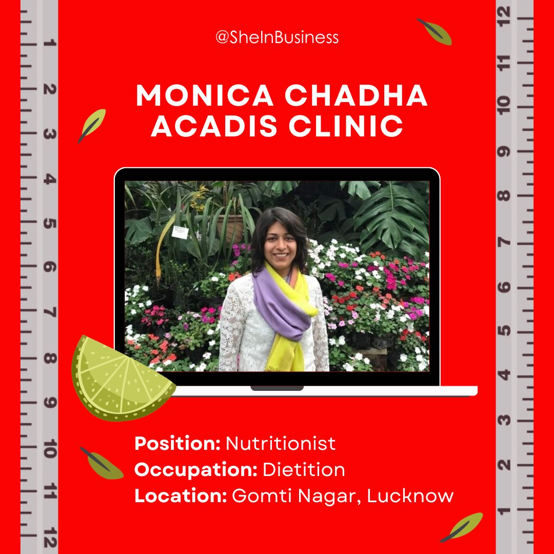 Meet Monica Chadha, our directory member dedicated to making lives healthier and happier!🌟
Monica's philosophy: A healthy diet isn't about strict limits or deprivation; it's about feeling amazing, boosting energy, enhancing health, and elevating your mood. 😊
.
#HealthyLiving