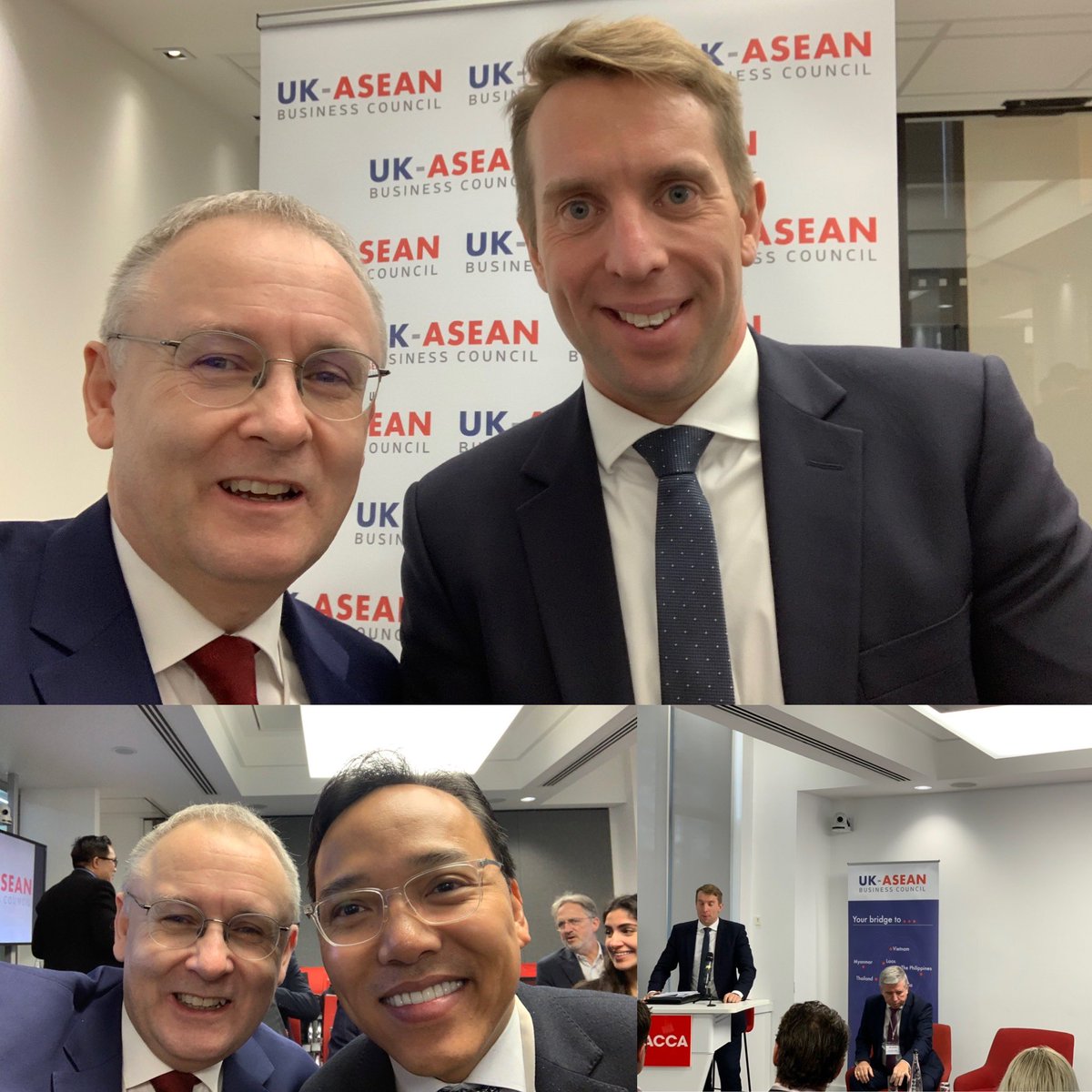 In the good company of Vietnamese Ambassador to the UK HE @Ambassador_Long at today’s excellent @UKASEAN Business Council briefing with Martin Kent, HM Trade Commissioner for Asia Pacific @HMTCAsiaPacific Big opportunities for UK mid-market companies in the AsiaPac region!