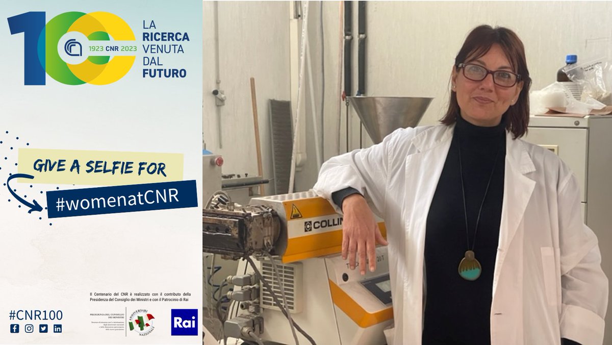 📢#Meet Francesca Cimino! She is a Research Scientist <a href="/CnrIpcb/">CNR IPCB</a>.
She studies processing &amp; characterization of high-performances &amp; #biodegradable #polymers, new composites &amp; #nanocomposites.
Every day should be #womenscienceday!
#CNR100 #WomenScienceDay #womenatCNR
1/2
<a href="/CNRsocial_/">CNR Consiglio Nazionale delle Ricerche</a>